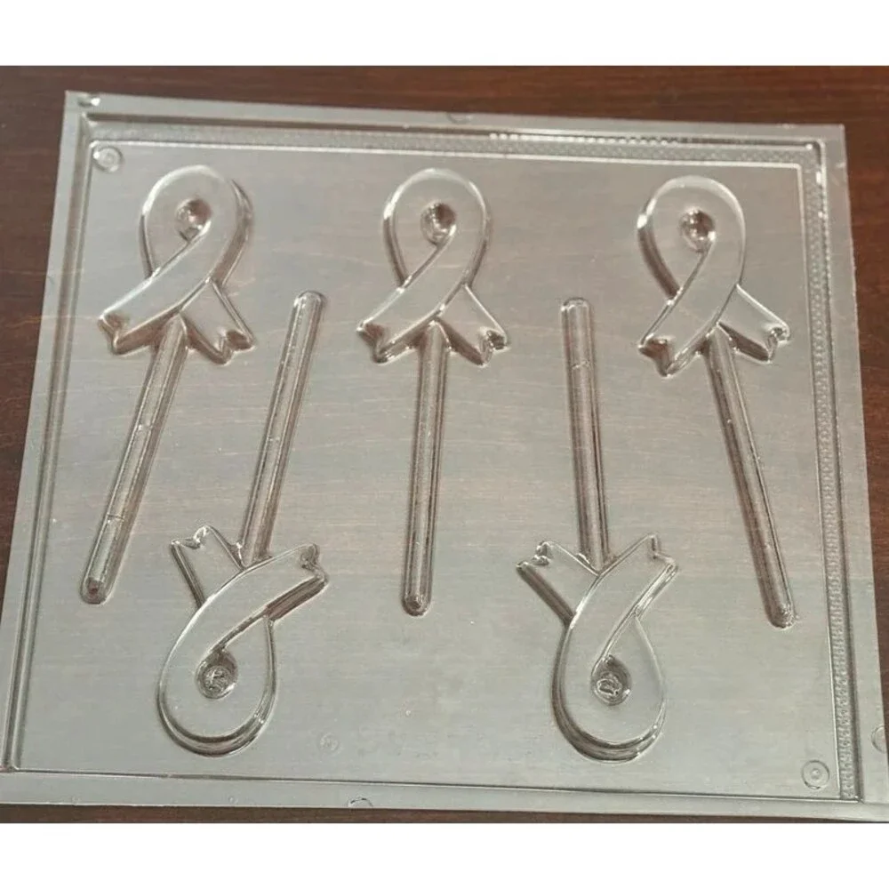 Set of Three Candy Molds - Awareness Ribbon